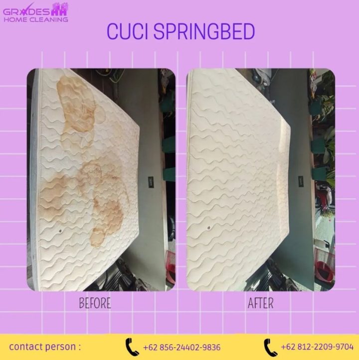 cuci springbed cikampek