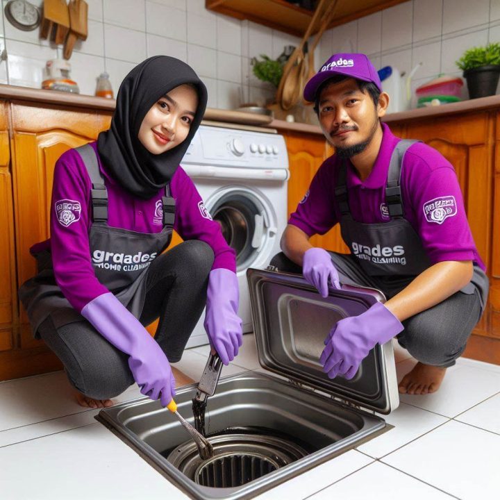 cleaning grease trap malang