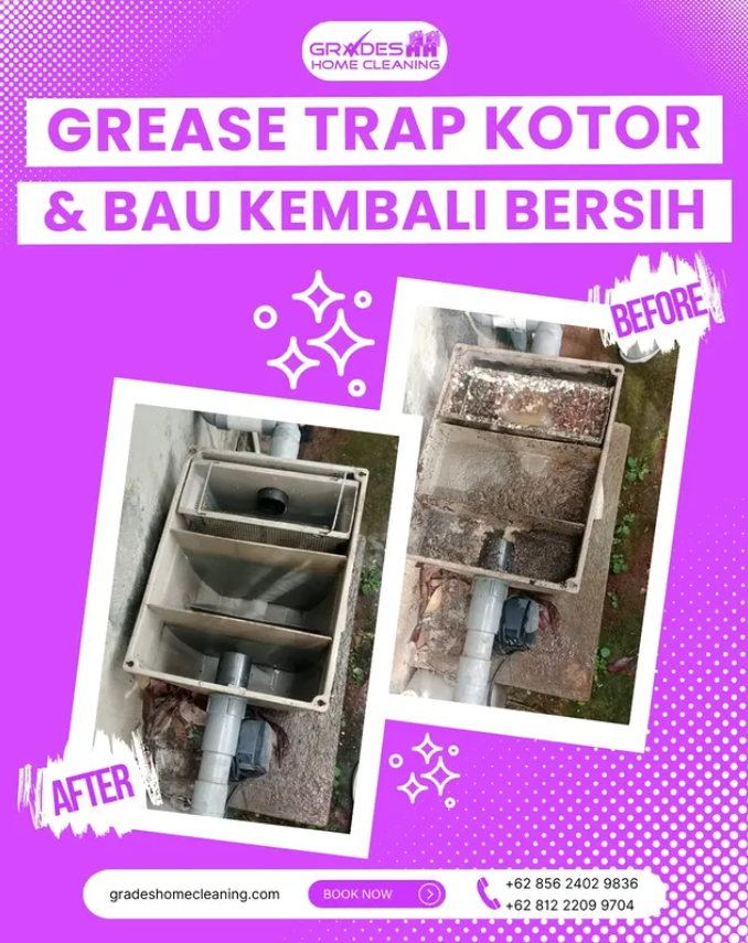 cleaning grease trap Karawang